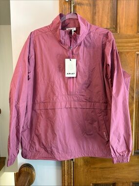 Ariat Mauve Lightweight Half-Zip Pullover Jacket